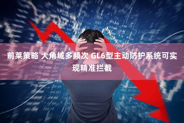 前莱策略 大角域多频次 GL6型主动防护系统可实现精准拦截